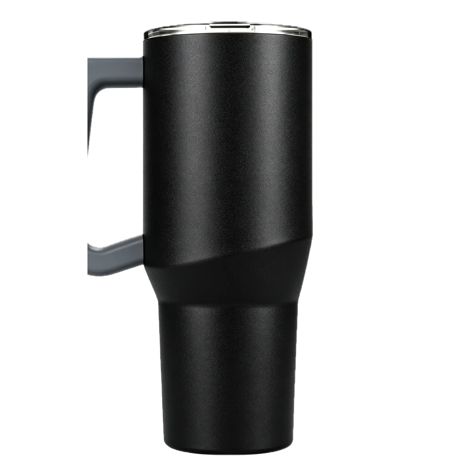 Carry Max Tumbler turned to show its handle and profile