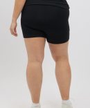 Black Bike Shorts Fold Up waist