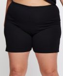 Black Basic Bike Shorts