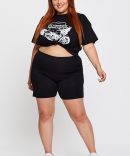 Black Basic Bike Shorts