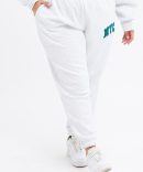 Grey Track Pants High Rise Jogger