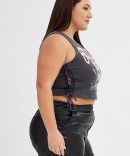 Black Faux Leather Shorts Athletic Waist