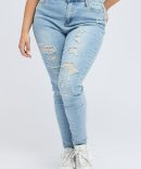 Denim Skinny Jeans High Rise
