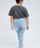 Denim Skinny Jeans High Rise