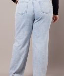 Denim Mom Jeans High Rise Distressed