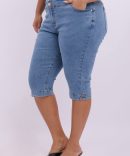 Denim Capri Jeans High Rise