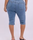 Denim Capri Jeans High Rise
