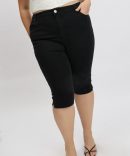 Black Capri Jeans Mid Rise