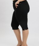 Black Capri Jeans Mid Rise
