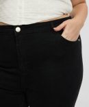 Black Capri Jeans Mid Rise