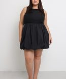 Black Bubble Mini Dress