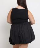 Black Bubble Mini Dress