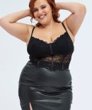 Black Corset Top Lace