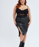 Black Corset Top Lace