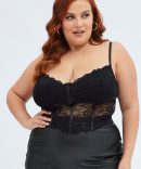 Black Corset Top Lace