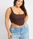 Brown Corset Top