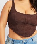Brown Corset Top