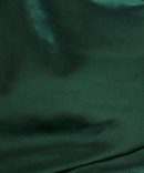 Green Corset Top Sleeveless Satin Look Jersey