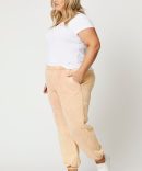 Orange Jersey Track Pants