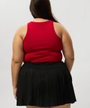 Black Pleated Tennis Skirt with Shorts Underneath