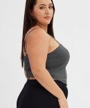Grey Corset Top Sleeveless