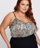 Animal Print Strappy Bodysuit