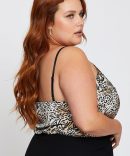 Animal Print Strappy Bodysuit